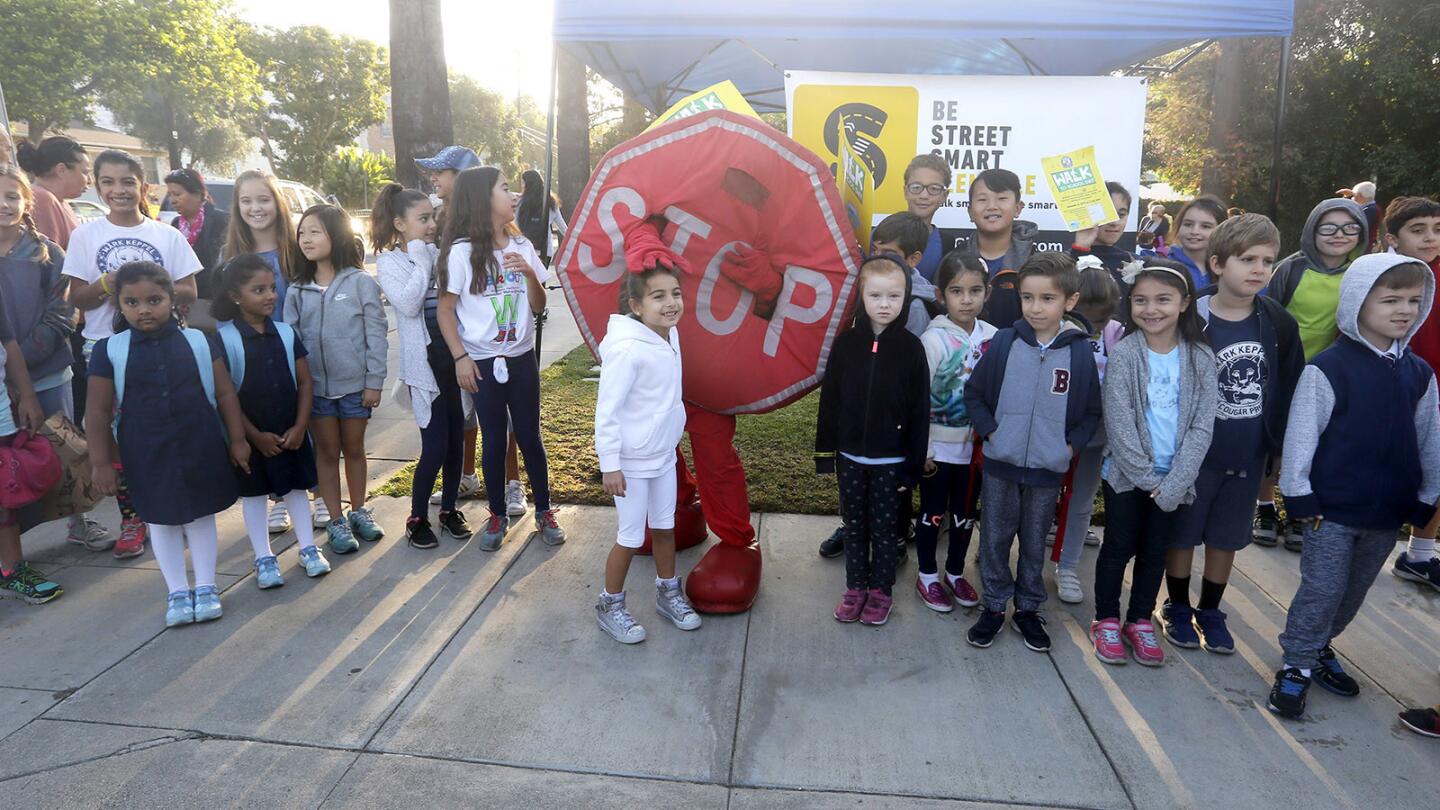 Photo Gallery: Glendale Unified School District students participate in International Walk to School Day
