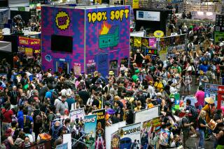 San Diego, CA - July 21: A huge crowd browses the showroom floor at the 2023 San Diego Comic-Con on Friday, July 21, 2023 in San Diego, CA. (Jason Armond / Los Angeles Times)