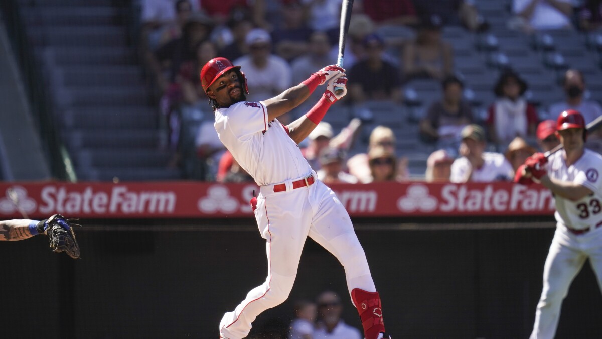 Angels Jo Adell Hopes His Everyday Role Is Only Beginning Los Angeles Times Injured Home Run Hitters 2022