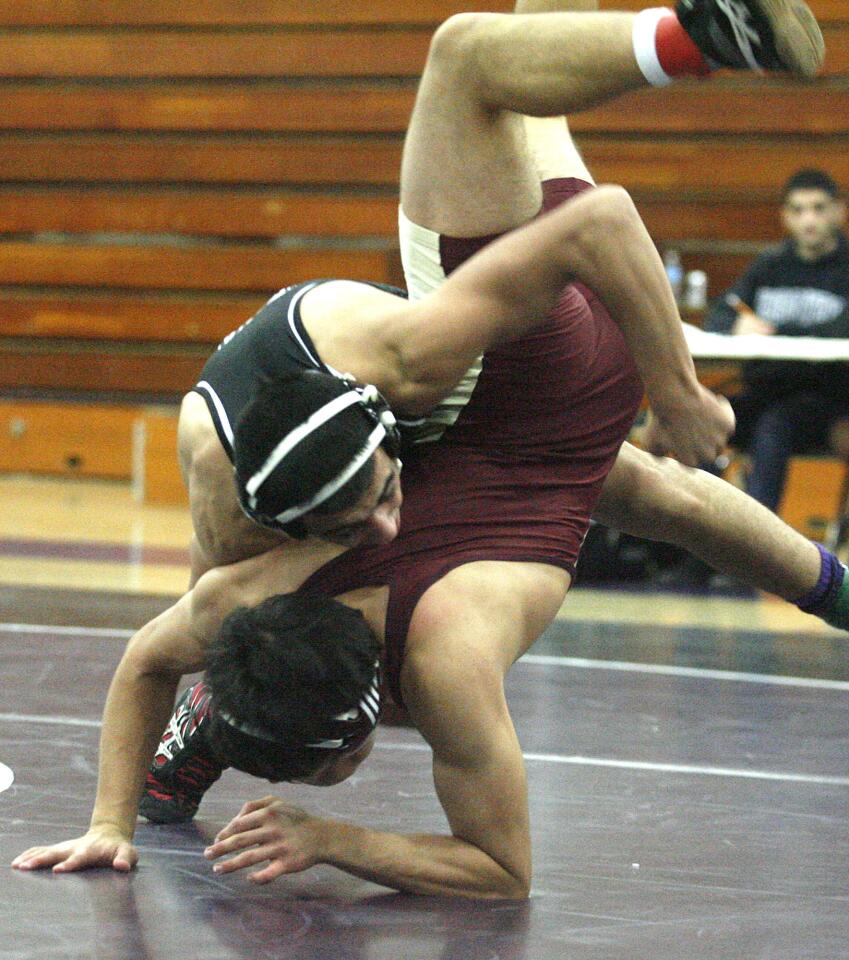 Photo Gallery: Hoover v. La Canada Pacific League wrestling