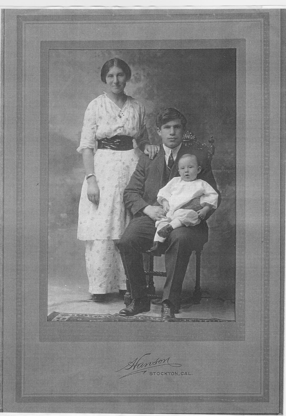 Sarah, Max and Morrie Landsberg circa 1914. 