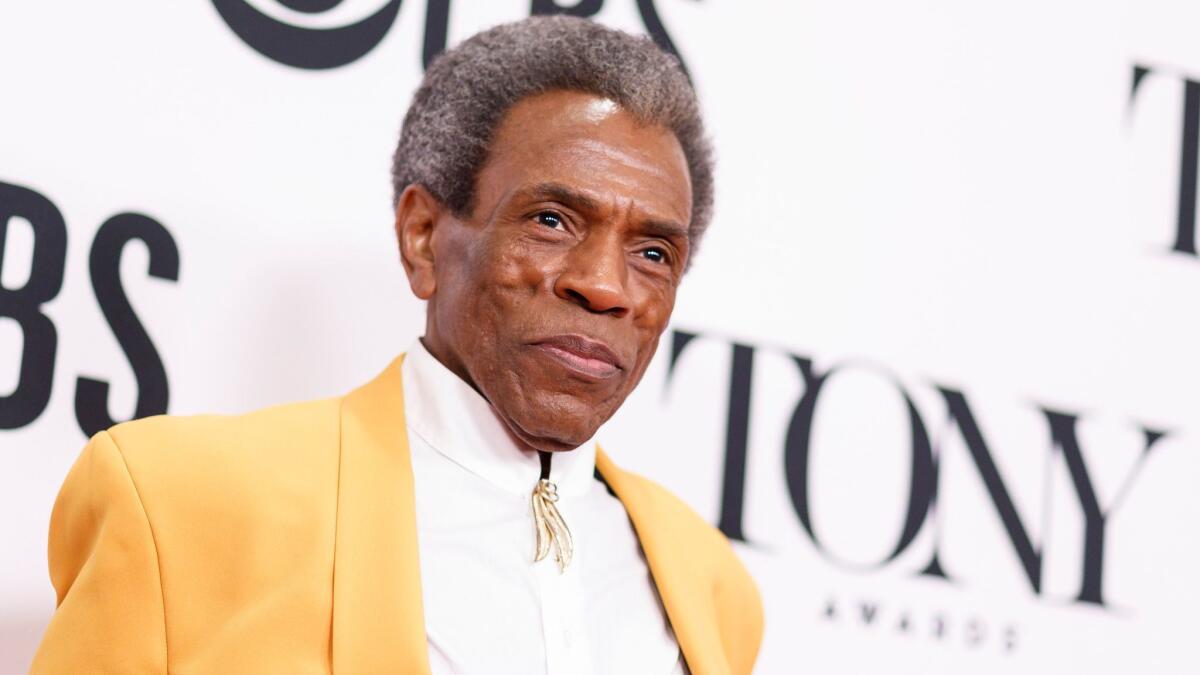 Andre De Shields earlier this year at a New York event for Tony nominees.