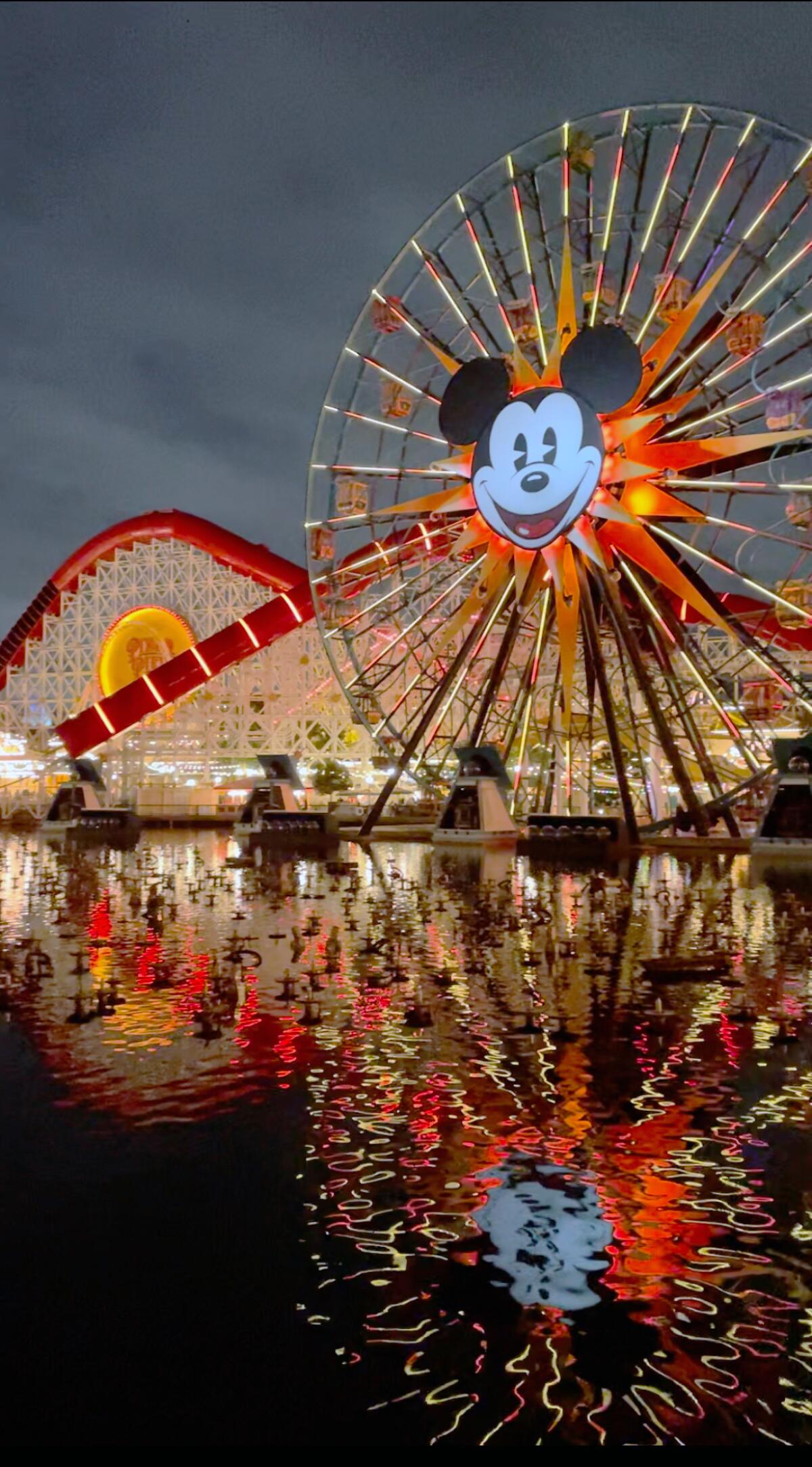 The Pixar Pal-A-Round, formerly known as Mickey's Fun Wheel at Disney California Adventure.