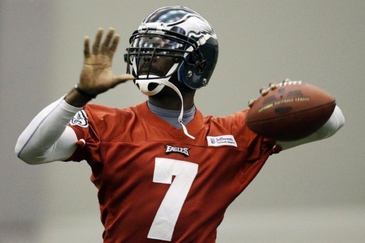 Michael Vick reprimanded his brother for suggesting via Twitter that the Eagles should trade him.