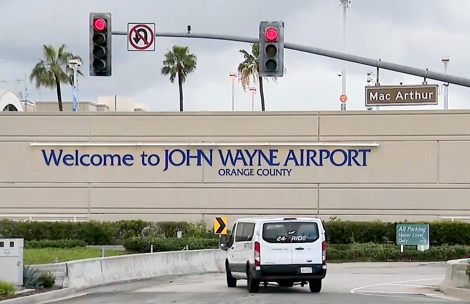 Passenger arrested after breaching gate and stealing vehicle at John Wayne Airport