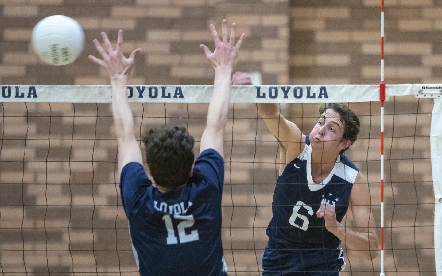 Photo Gallery: Newport Harbor vs. Los Angeles Loyola in boys’ volleyball