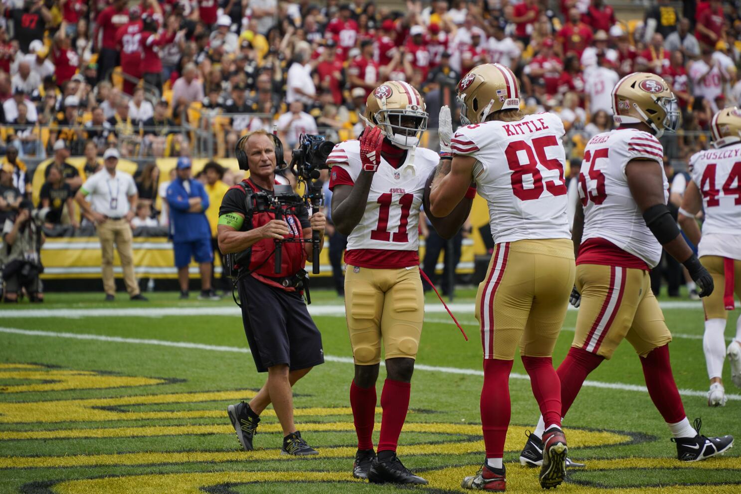 49ers WR Brandon Aiyuk is earning respect and focus from opponents - The  San Diego Union-Tribune