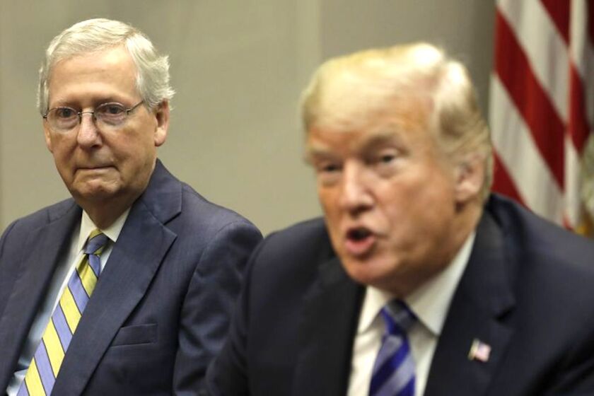 Trump and Mitch McConnell