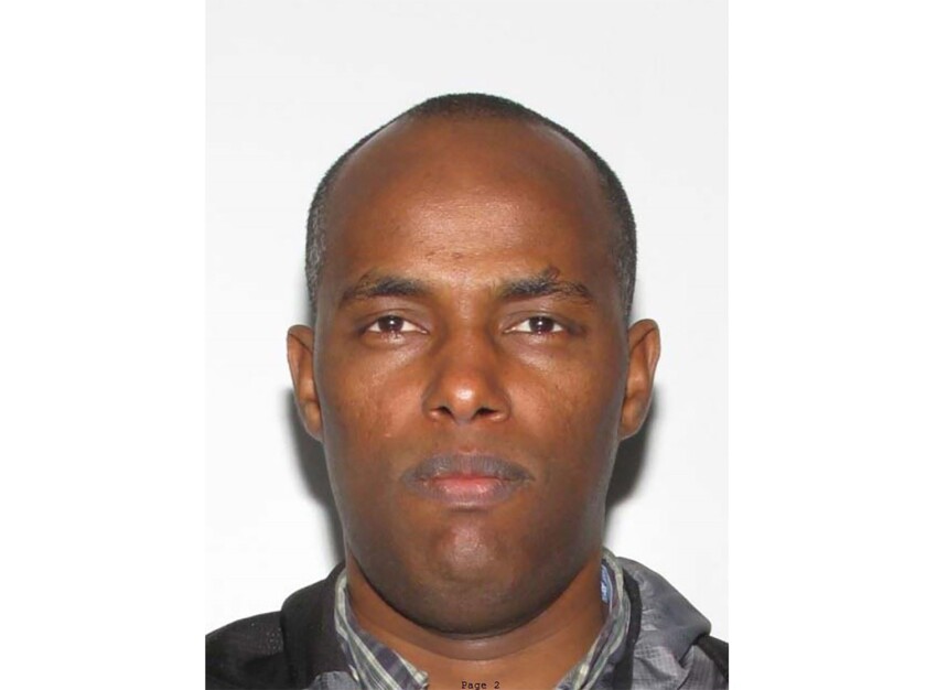 This photo provided by the city of Frederick, Md. shows Fantahun Girma Woldesenbet. Woldesenbet, a Navy medic who shot and wounded two U.S. sailors before security forces shot and killed him at a nearby Army base had been assigned to a medical research center in Maryland for nearly two years. Authorities say Woldesenbet and the two men he shot on Tuesday, April 6, 2021 were all assigned to Fort Detrick Army base in Frederick. (City of Frederick, Md via AP)
