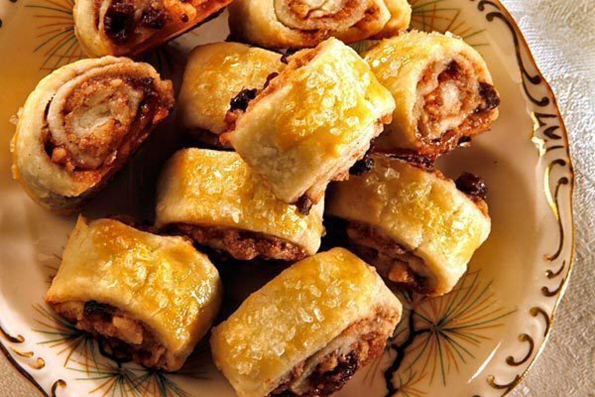 Sour cherry rugelach.