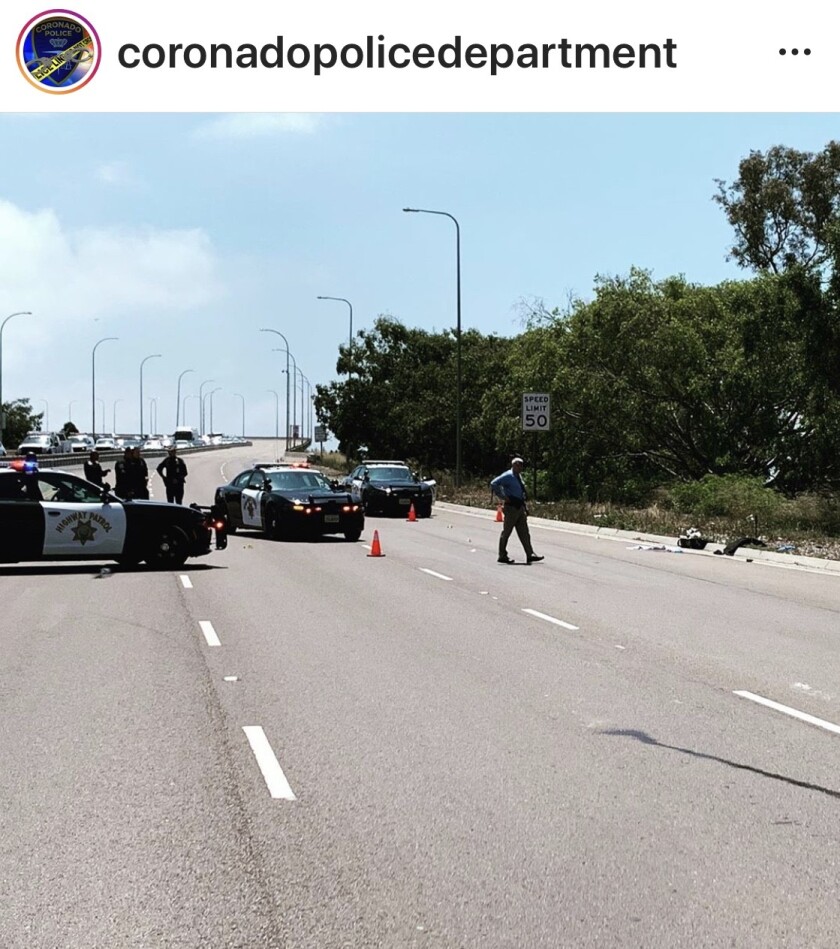 The San Diego-Coronado Bridge was closed for two hours Wednesday after a man was seen walking on the bridge.