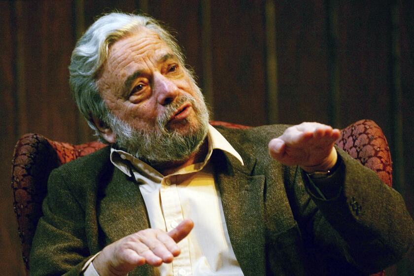 Composer and lyricist Stephen Sondheim