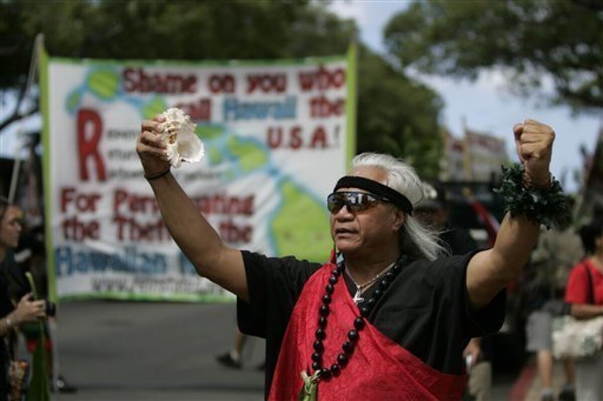 Hawaiians Protest DOI Rule That Will Give Them Tribal Status