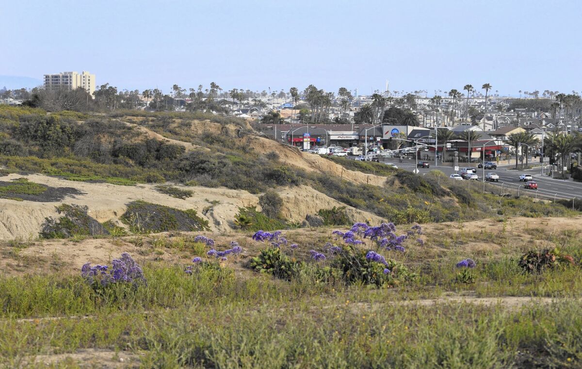 Part of Newport Beach's Banning Ranch, the largest remaining parcel of undeveloped coastal land in Southern California, is proposed for a housing, retail and hotel development.