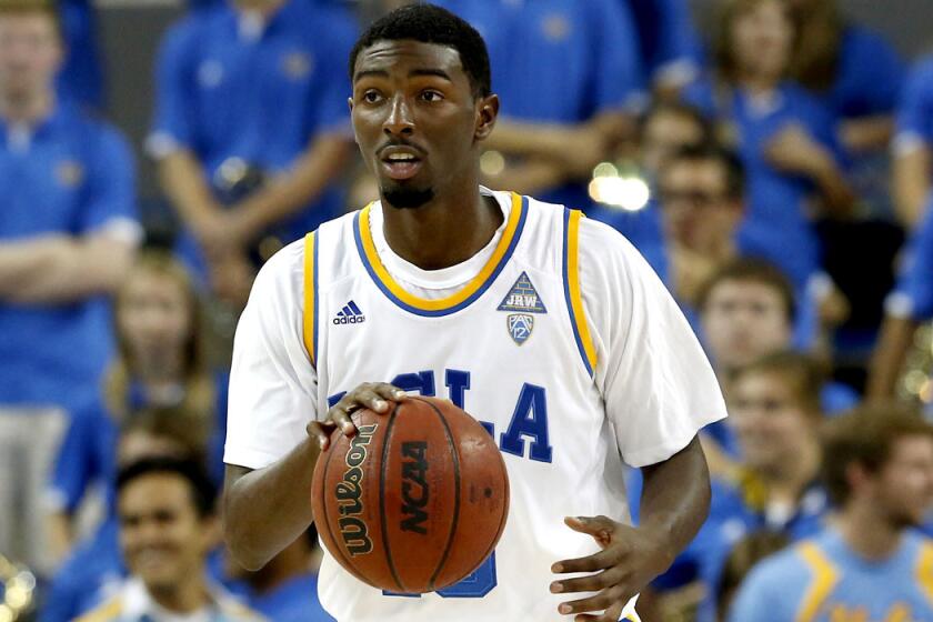 Bruins guard Isaac Hamilton, shown during a game earlier this season, scored 15 points against Alabama on Sunday.