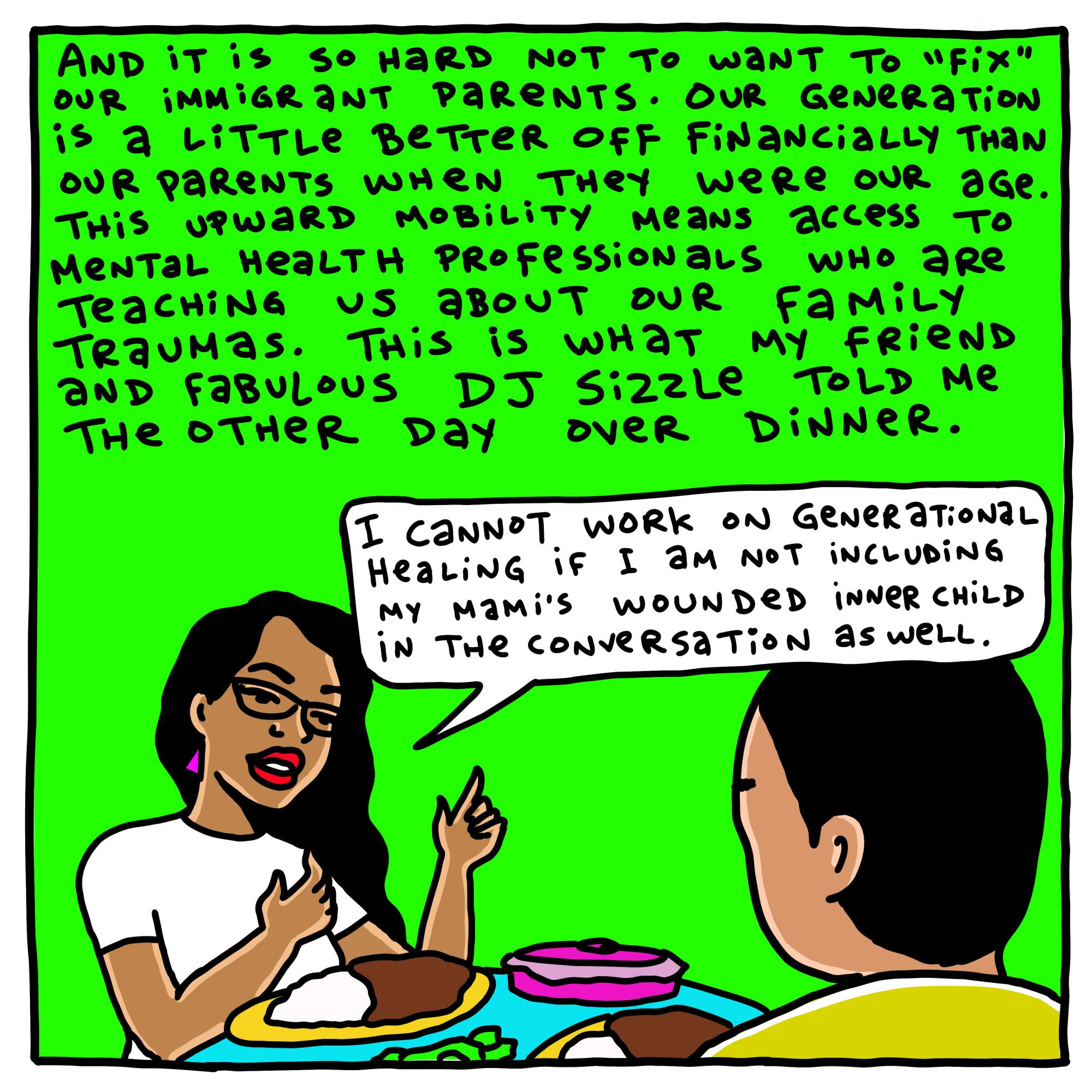 Our generation is a little better off than our parents. This upward mobility means access to mental health.