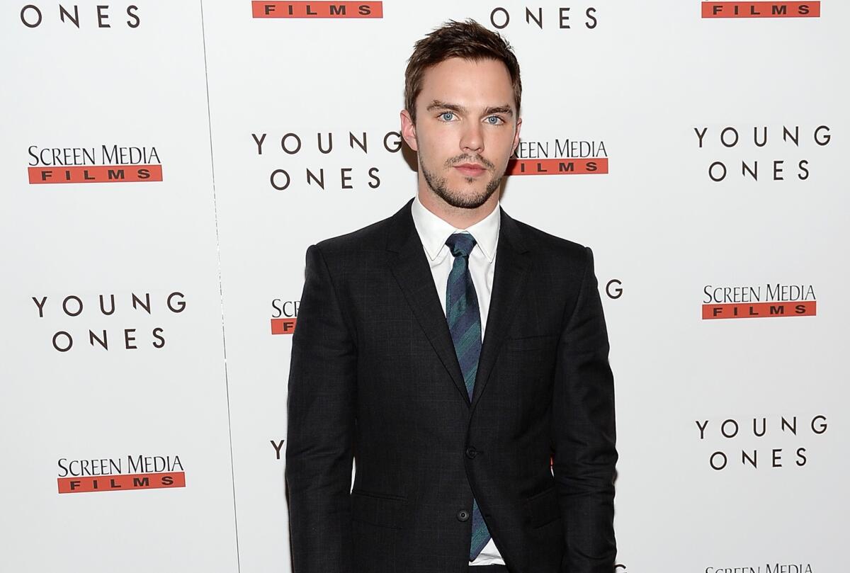 Nicholas Hoult addresses the celebrity nude photo hack that counted his ex-girlfriend Jennifer Lawrence among its victims.