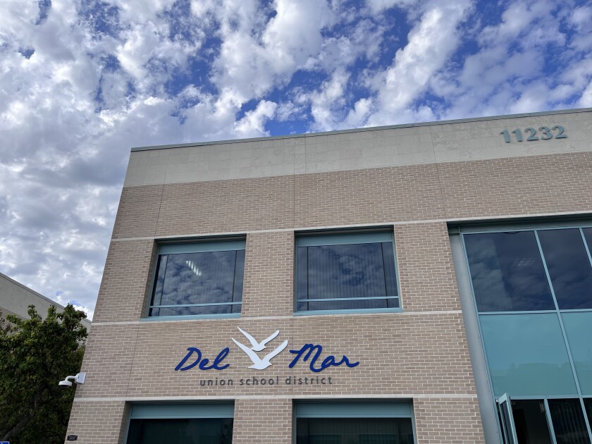 The DMUSD office building in Torrey Hills.