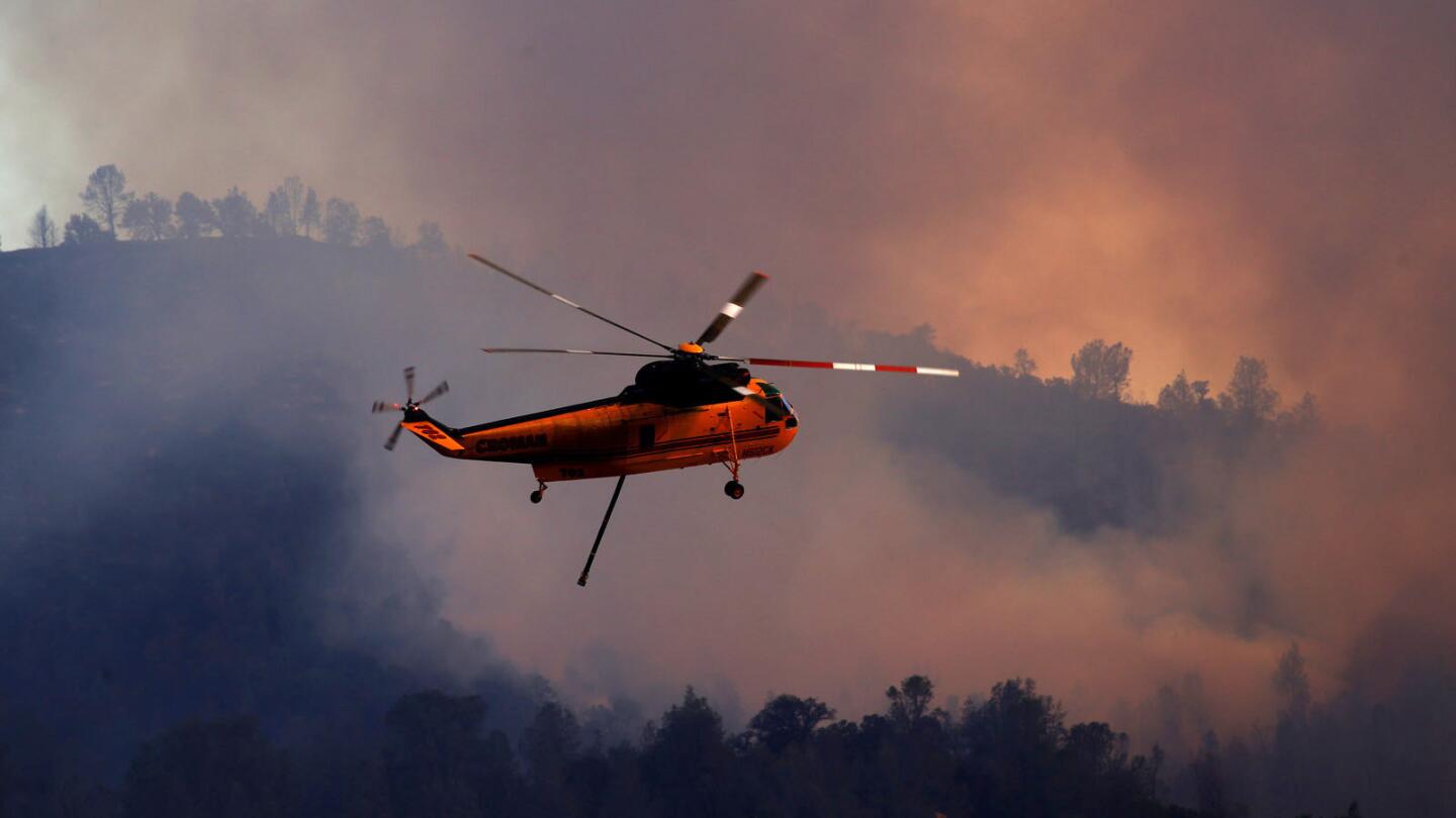 Rocky fire in Northern California