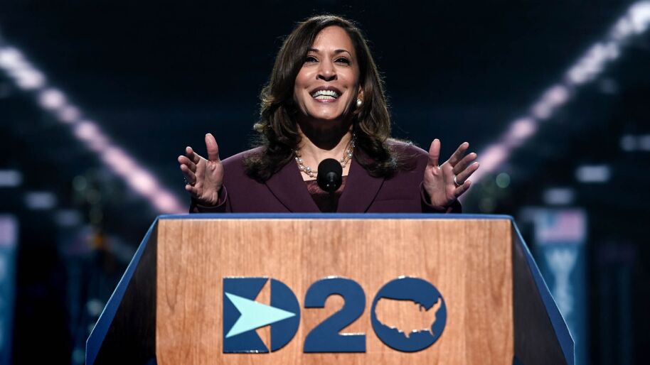 DNC Kamala Harris speaks and accepts VP nomination Los Angeles Times