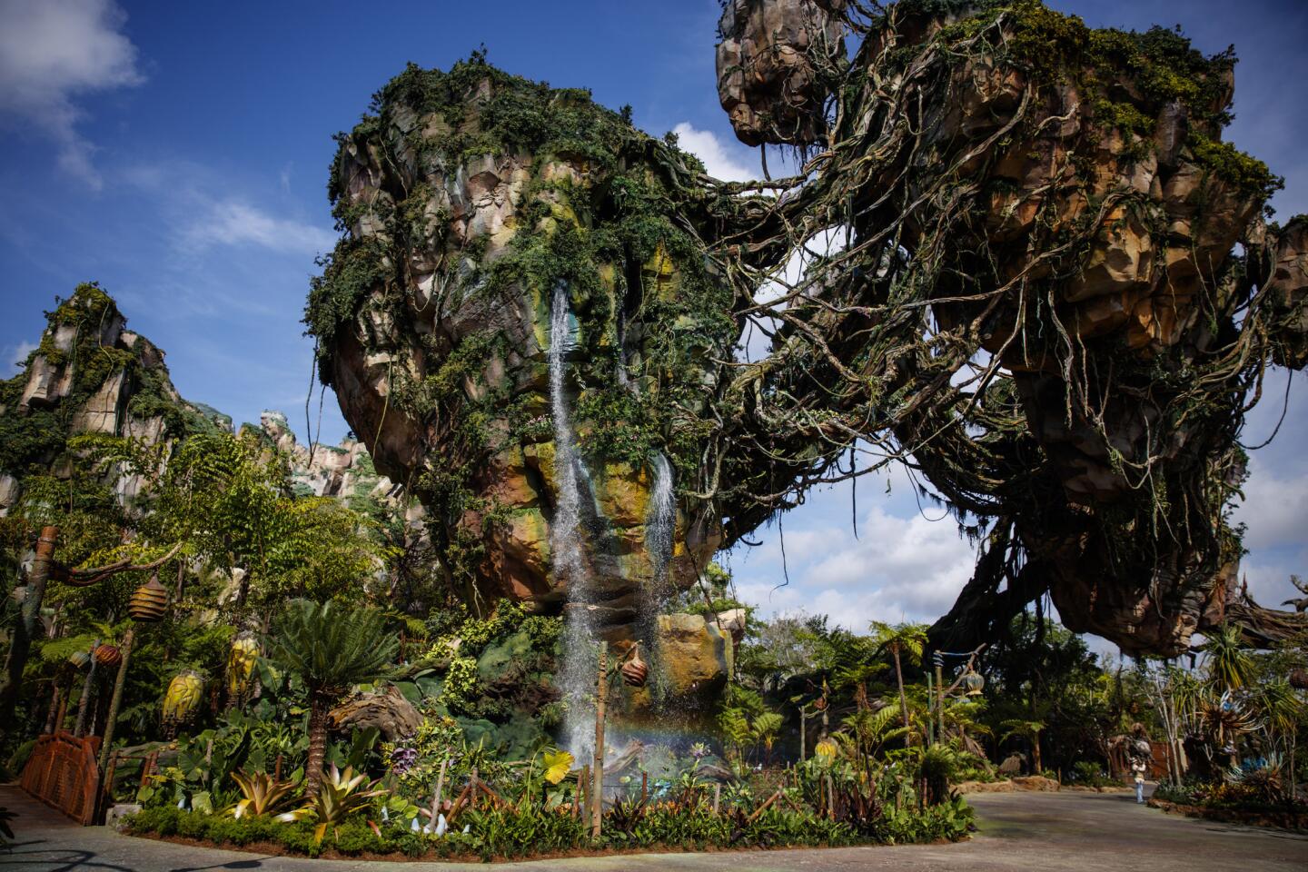 The floating mountains of Pandora in Disney World's Animal Kingdom in Orlando, Fla.