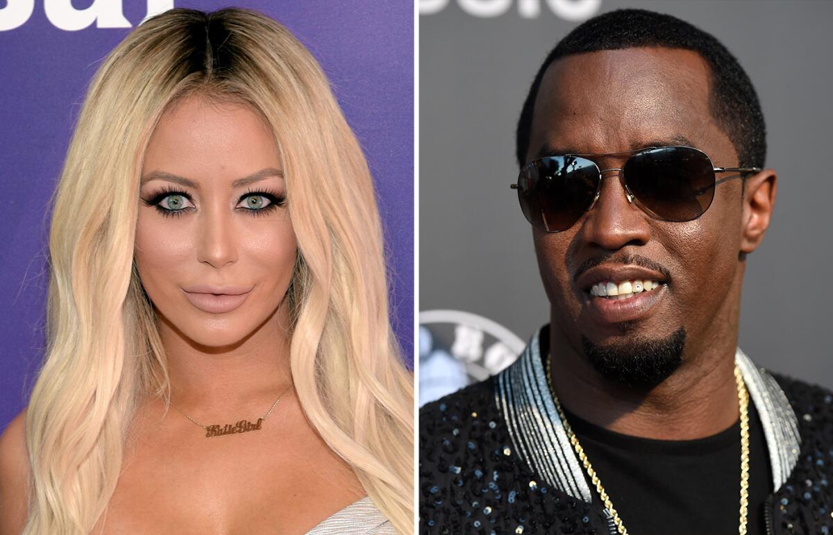 Aubrey O'Day, left, and Sean 'Diddy' Combs