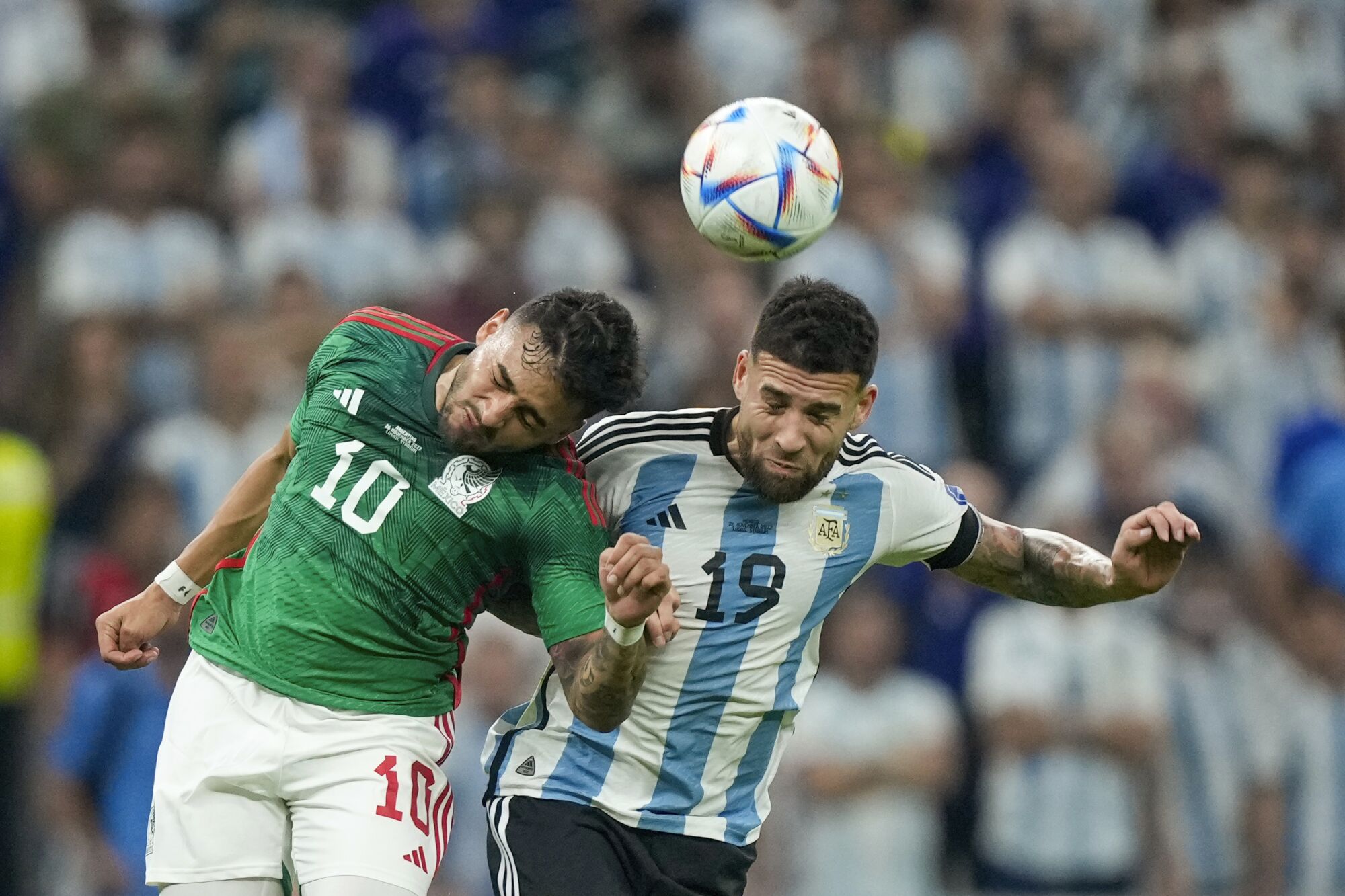 Mexico vs. Argentina: El Tri can't match Argentina's surge - Los Angeles Times