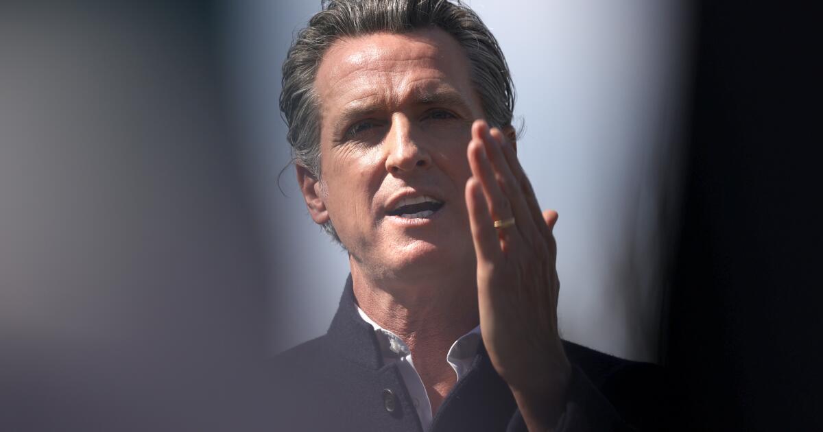 Newsom indicators legislative crime package deal addressing organized retail theft