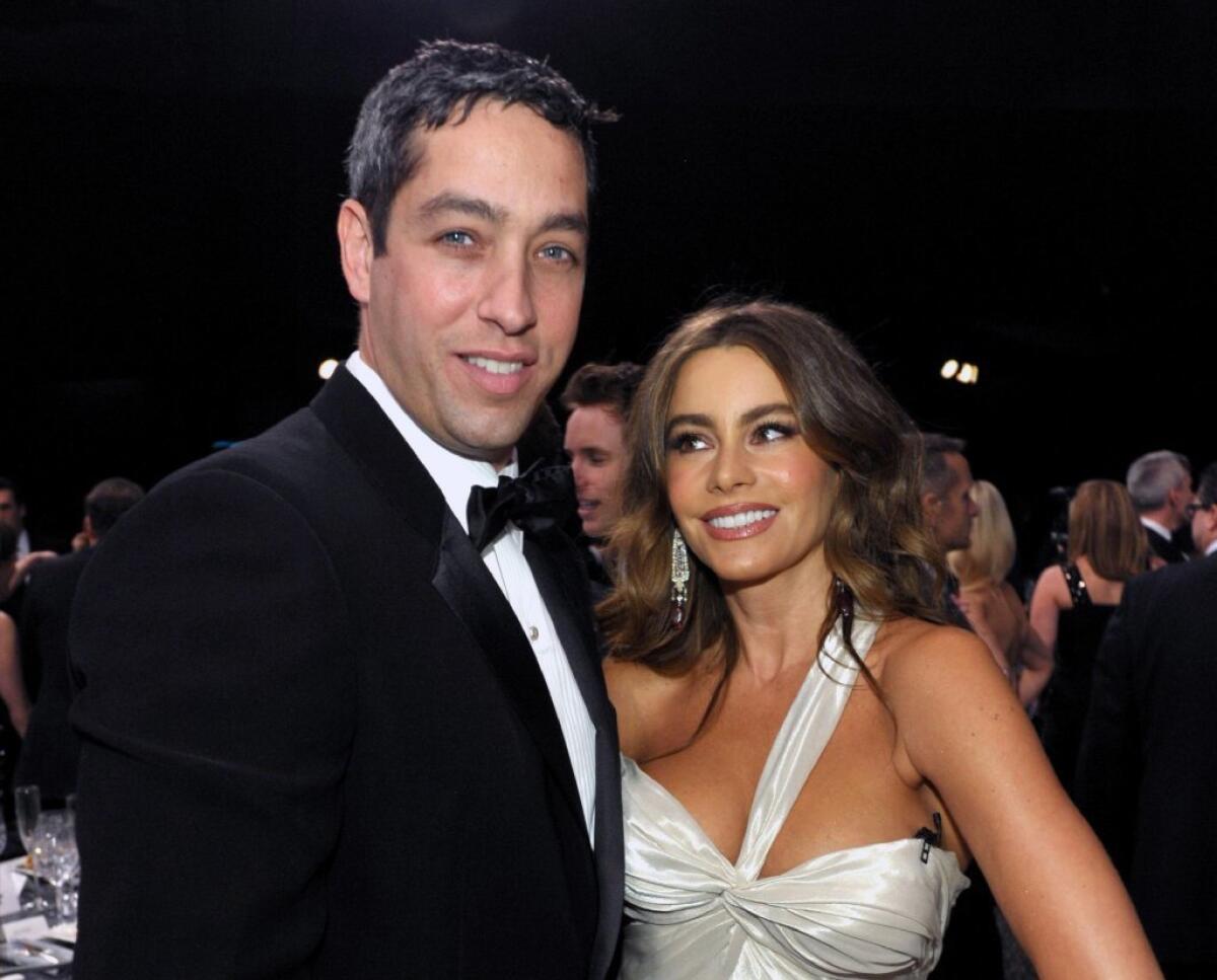 Nick Loeb and then-girlfriend Sofia Vergara at the 2013 Screen Actors Guild Awards at Los Angeles's Shrine Auditorium.