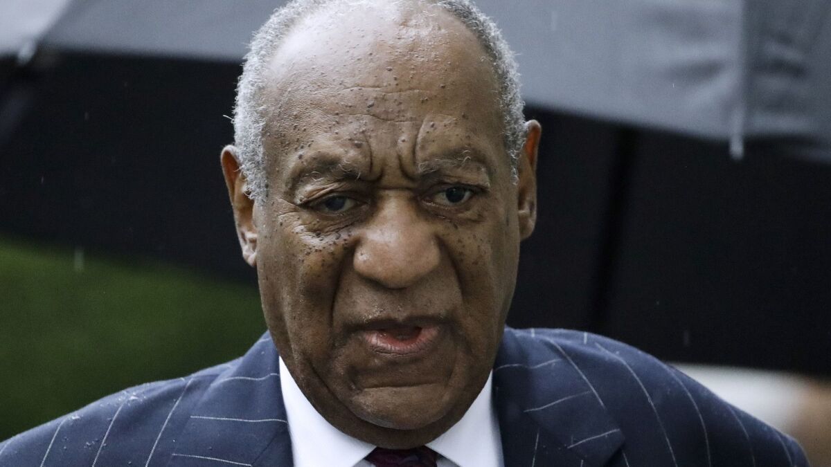 Bill Cosby arrives for a sentencing hearing following his sexual assault conviction at the Montgomery County Courthouse in Norristown, Pa., on Sept. 25.