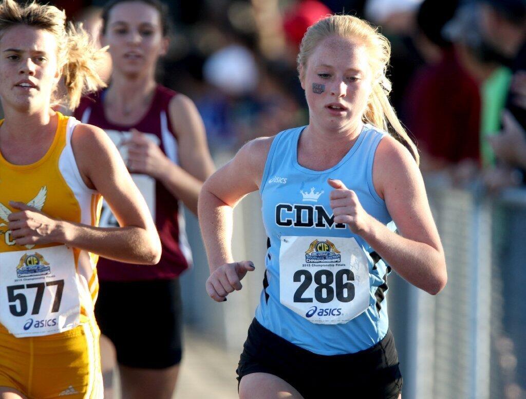 Lilly Schmidt (286) helped lead Corona del Mar High to a fifth-place finish in the CIF Southern Section Division 3 finals.