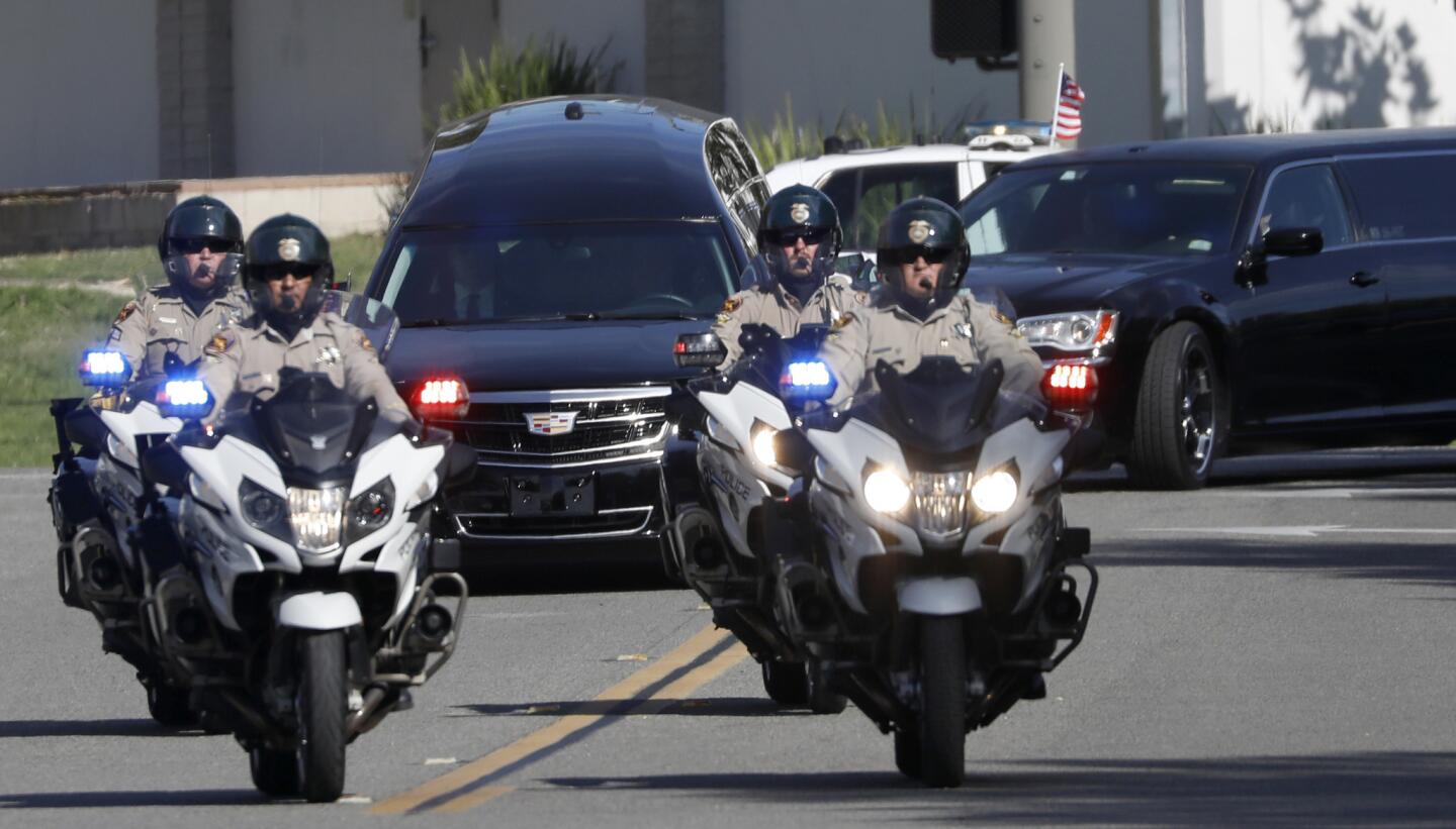 Memorial services held for Ventura County Sheriff's Sgt. Ron Helus