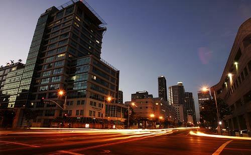 Once dotted with parking lots, auto dealerships and warehouses, the South Park area of downtown Los Angeles is being transformed into a neighborhood of shiny new residential high-rises.