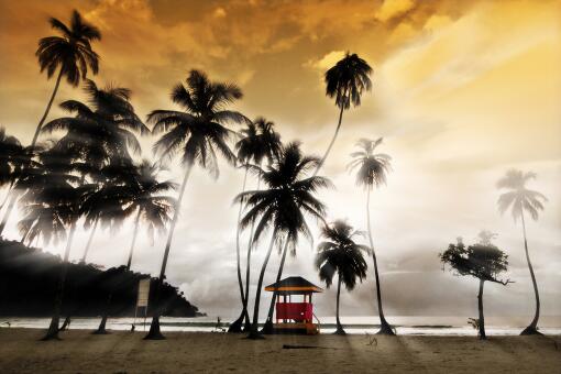 A photo of  Maracas Beach in Trinidad and Tobago.