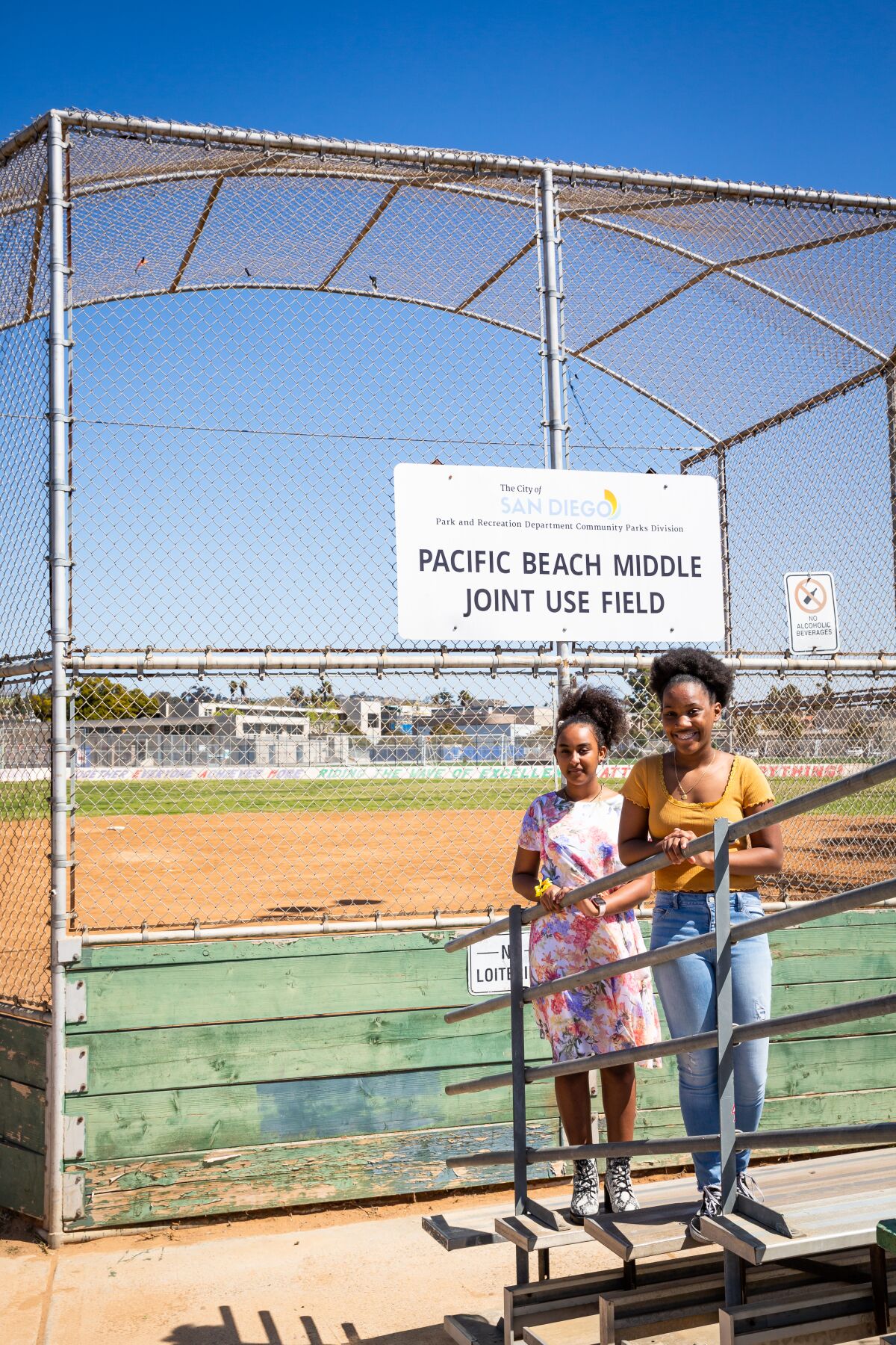 Middle Schoolers Juliniel Woods and Nuhamin Woldeyes pushed for park renaming to Fannie and William Payne Community Park.