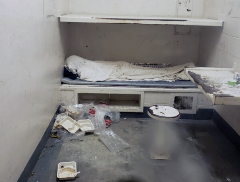 Photos Of Filthy Conditions In San Diego County Jails.