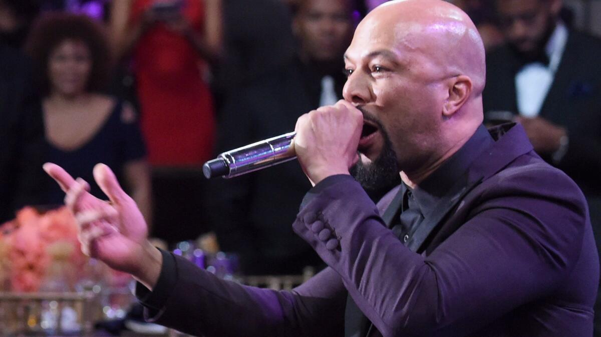 Common performs during BET Presents the American Black Film Festival Honors in February.