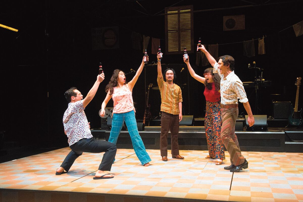 A scene from ‘Cambodian Rock Band,’ coming to La Jolla Playhouse Nov. 12-Dec. 15, 2019.
