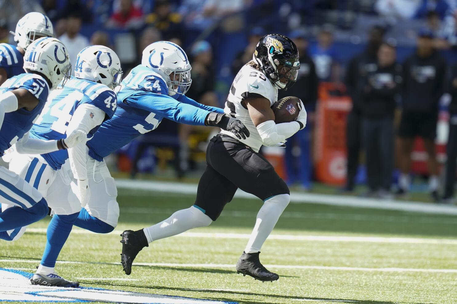 Jets make trade for Jaguars RB James Robinson official - The San Diego  Union-Tribune