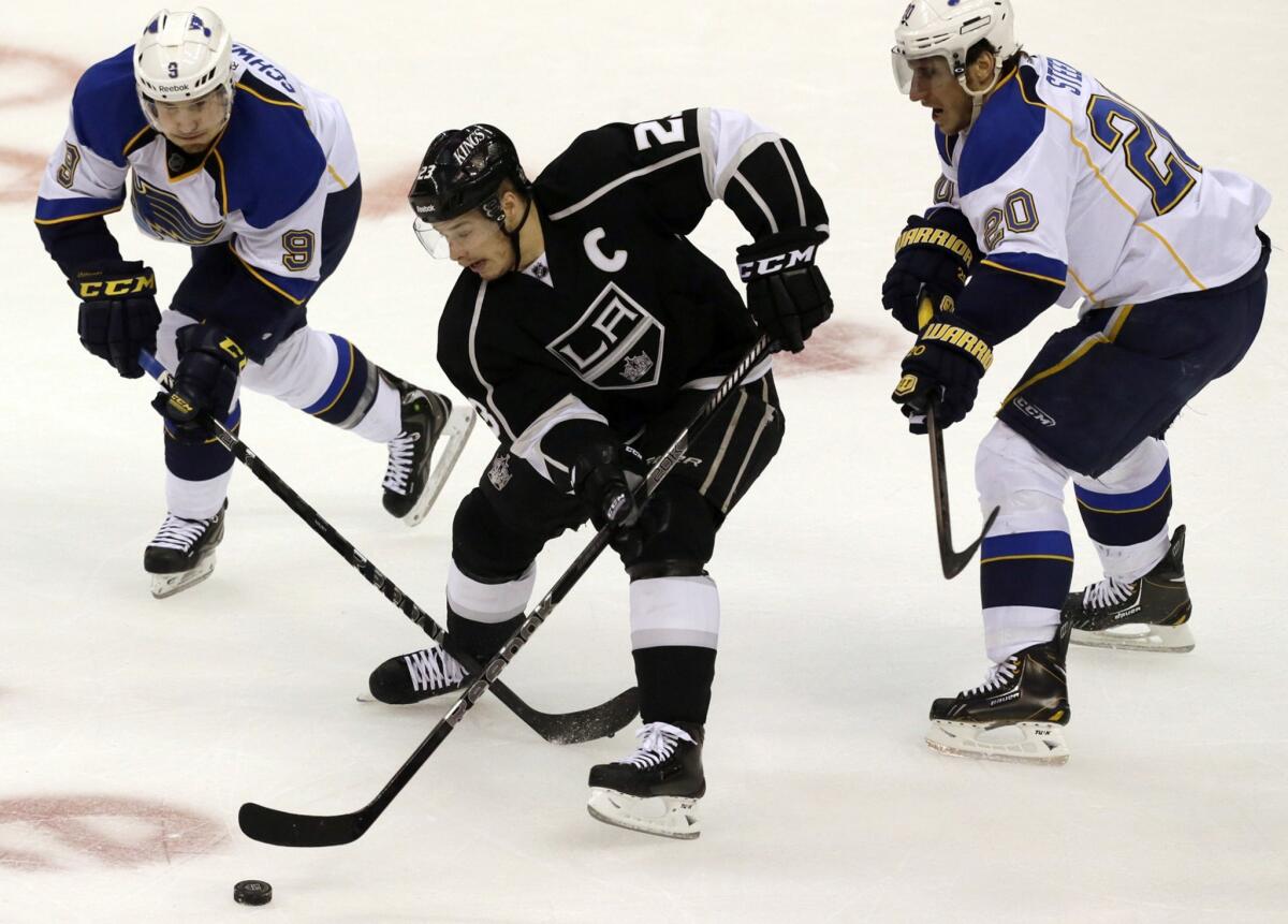 Kings captain Dustin Brown still might have some catching up to do when the team plays in its season opener Thursday.