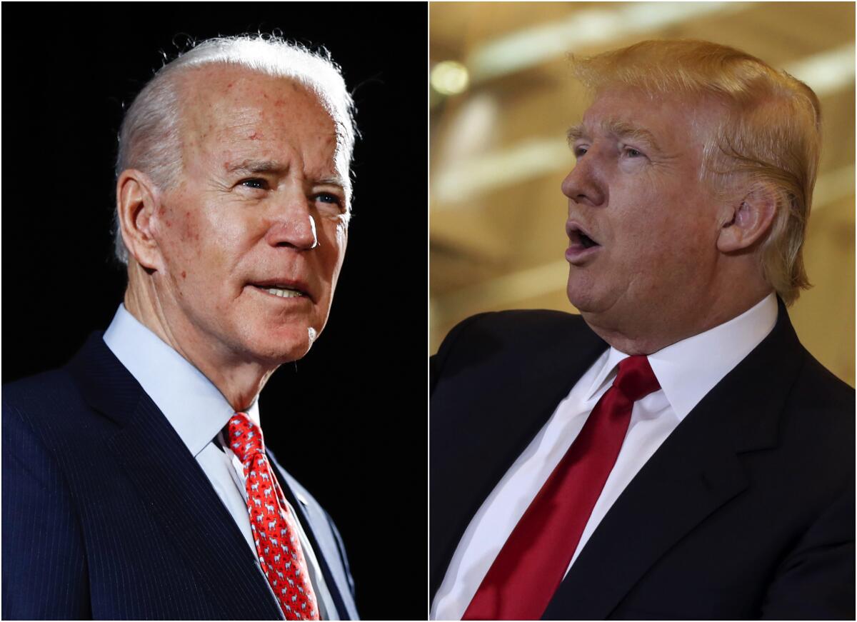 The winner of the electoral college, not the popular vote, will take the White House in November, which means just a few states will decide the outcome of the contest between Joe Biden and President Trump.