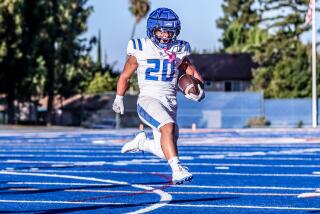 Elijah Robinson is a 5-foot-4, 160-pound sophomore running back at Santa Margarita.