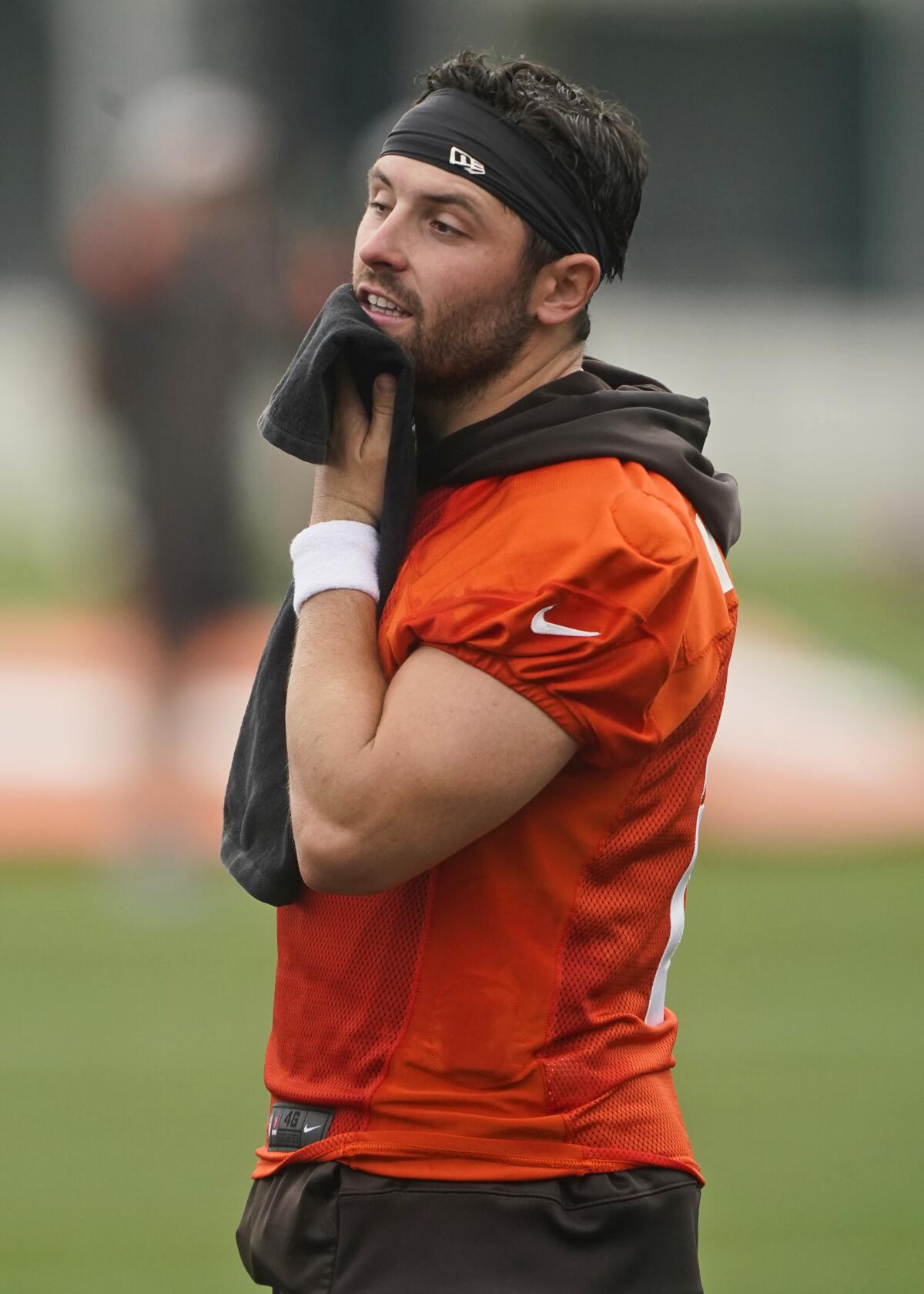 Browns, QB Mayfield not yet talking contract extension - The San