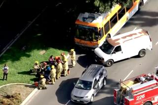 At least eight people were injured after a multi-vehicle collision involving a Metro bus in South Los Angeles Thursday. The crash happened on the 3500 block of West 39th Street in Leimert Park at around 3:40 p.m., according to the Los Angeles Fire Department.