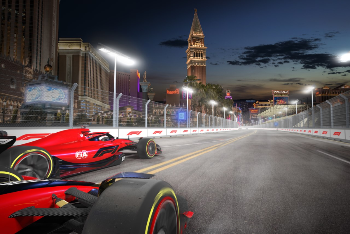 Las Vegas will stage a Formula 1 race in November 2023.