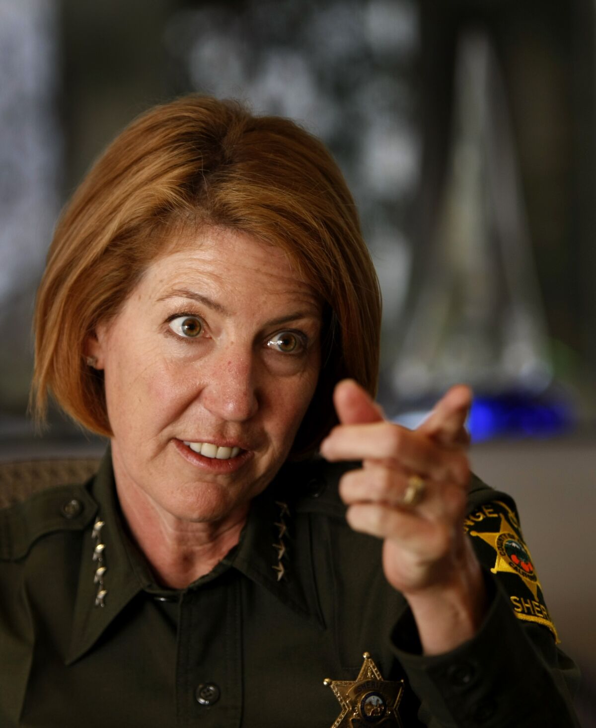 Orange County Sheriff Sandra Hutchens told supervisors that her department plans to follow the law as it now exists, though she said applicants are being encouraged to submit a statement of "good cause" given the uncertainties.