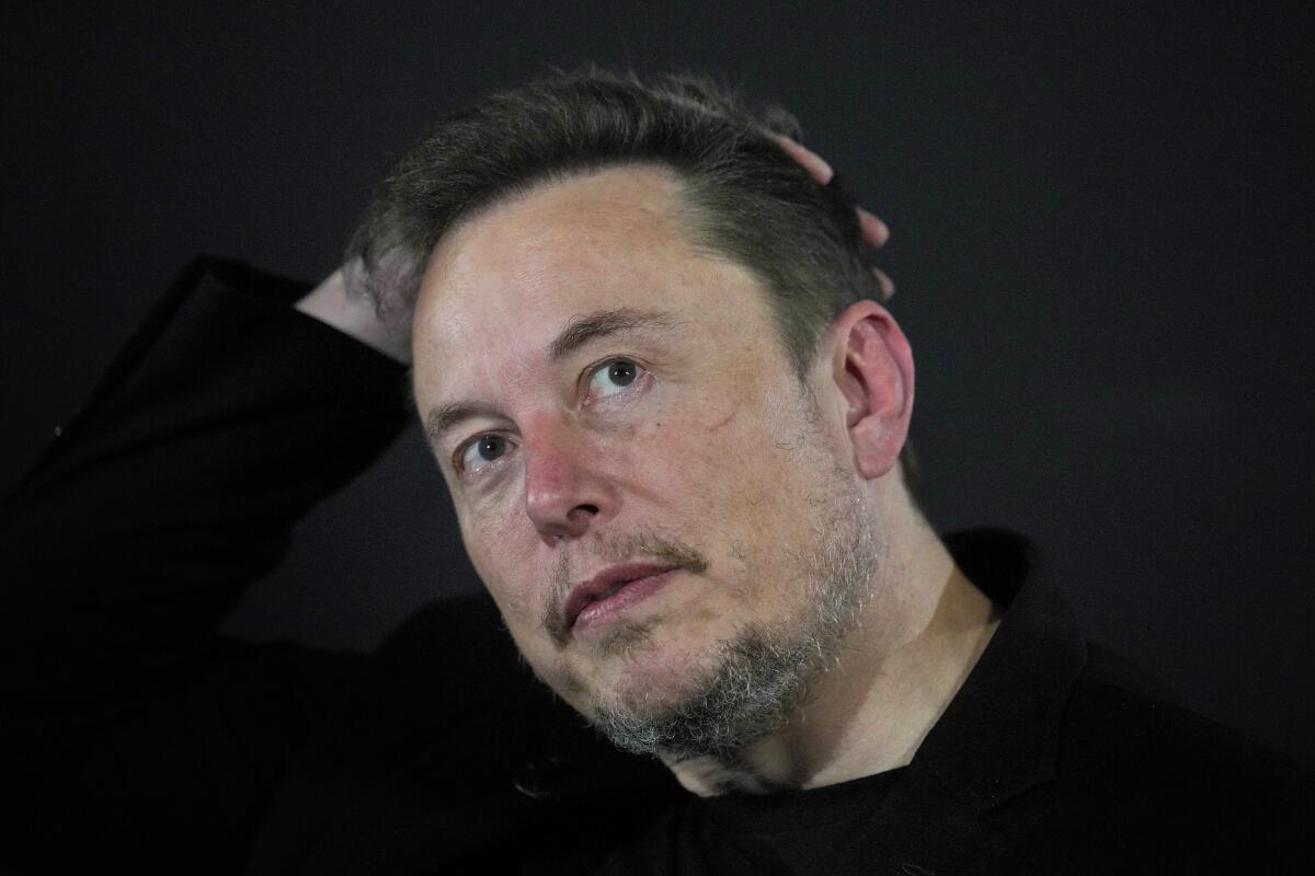 Elon Musk en Londres el 2 de noviembre de 2023.