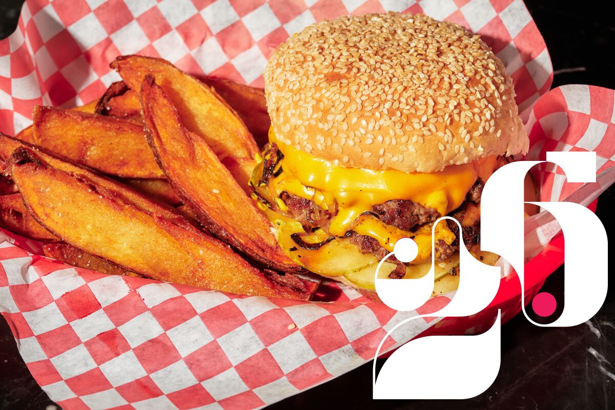 #26: The Sooner Smash burger at Chi Spacca 