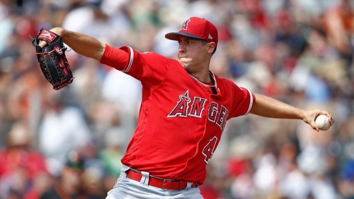 Angels pitcher Tyler Skaggs Skaggs, 25, made 10 starts for the 2016 Angels in his return from 2014 Tommy John surgery.
