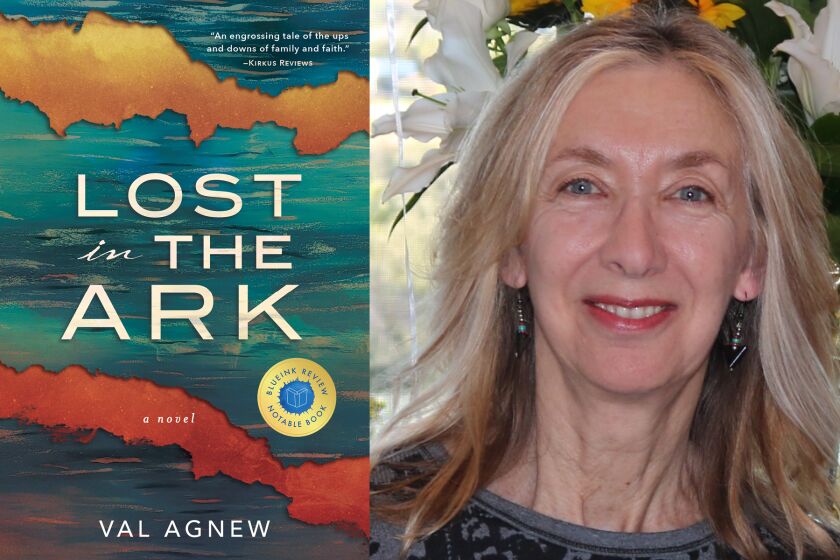 Author Val Agnew and her debut novel, "Lost in The Ark."